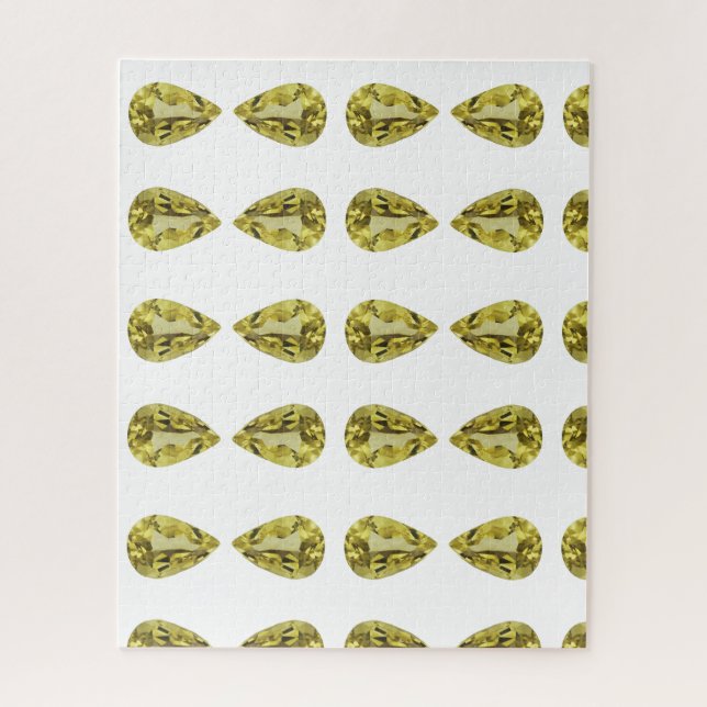 Puzzle Amarillo Gemstone Citrino (Vertical)