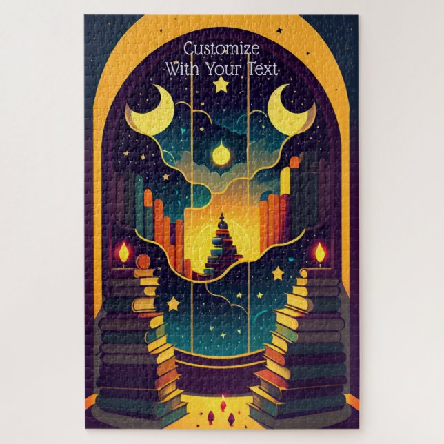 Puzzle Ámbito Mágico De Los Libros (Vertical)