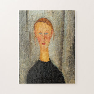 Puzzle Amedeo Modigliani - Chica Con Ojos Azules