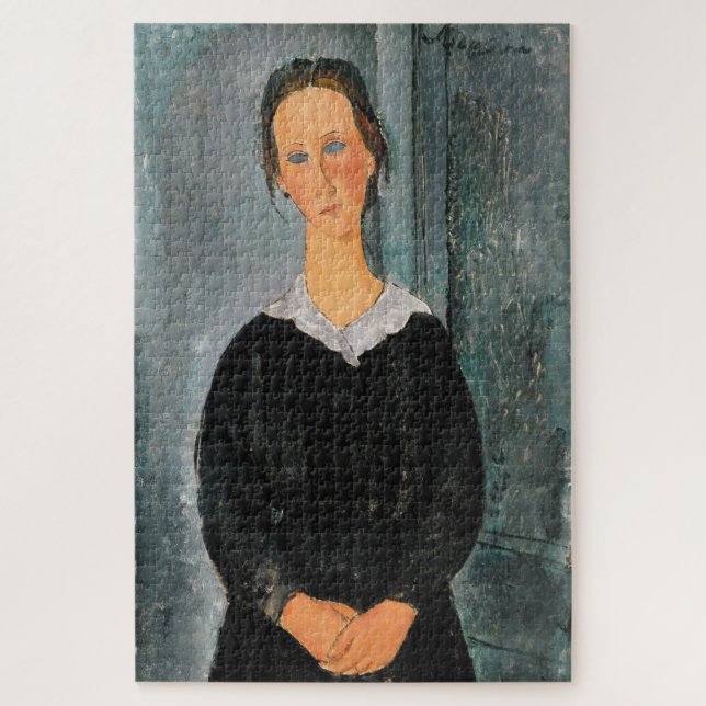 Puzzle Amedeo Modigliani - Chica del servicio (Vertical)