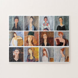Puzzle Amedeo Modigliani - Collage de obras maestras