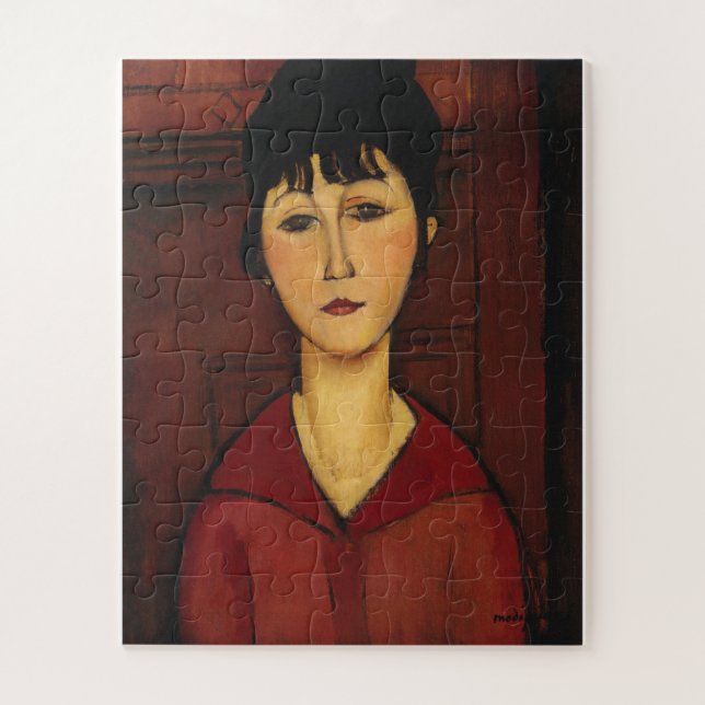 Puzzle Amedeo Modigliani - Jefe De Un Joven Chica (Vertical)