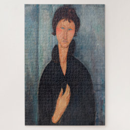 Puzzle Amedeo Modigliani - Mujer con ojos azules