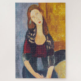 Puzzle Amedeo Modigliani - Retrato Jeanne Hebuterne #2