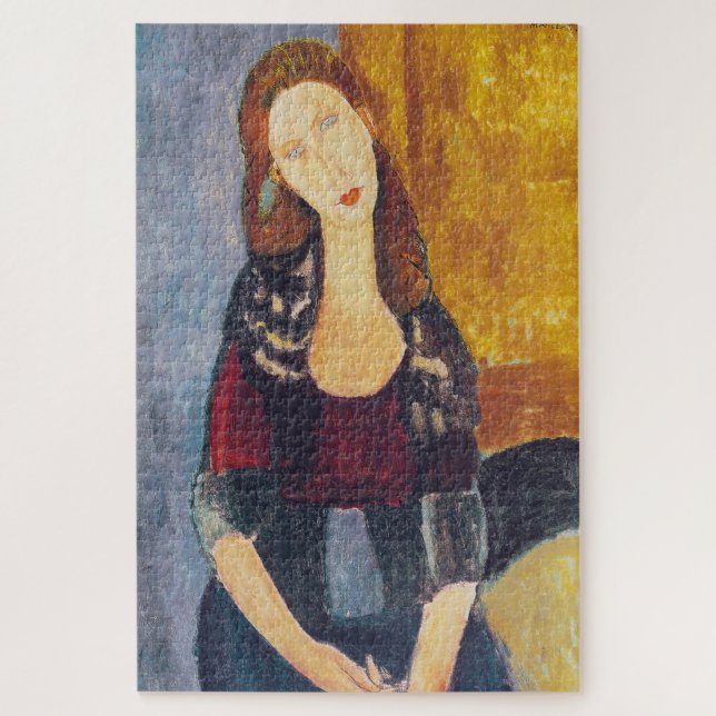 Puzzle Amedeo Modigliani - Retrato Jeanne Hebuterne #2 (Vertical)
