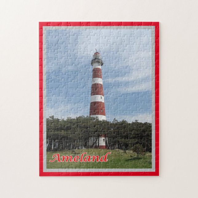 Puzzle Ameland - Holanda - Islas Frisas - Faro - (Vertical)