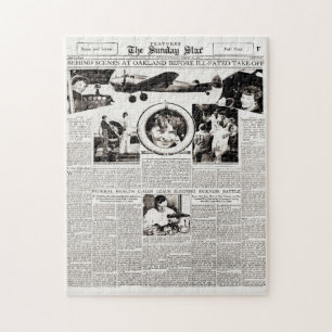 Puzzle Amelia Earhart Antes del Vuelo Fatídico Mar1937