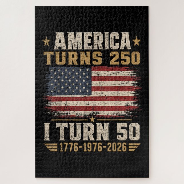 Puzzle América Cumple 250 Yo Cumplo 50 (Vertical)