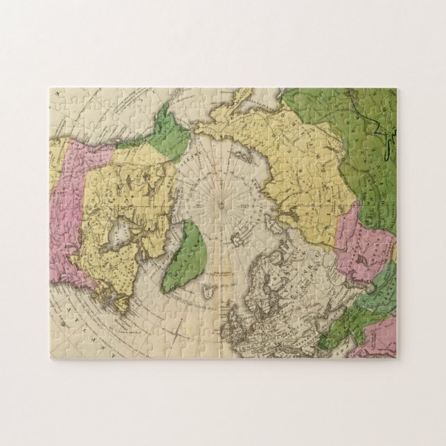 Puzzle América del Norte, Asia (Horizontal)