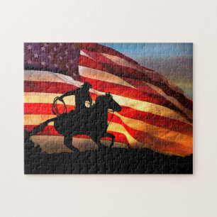 Puzzle American Cowboy Western