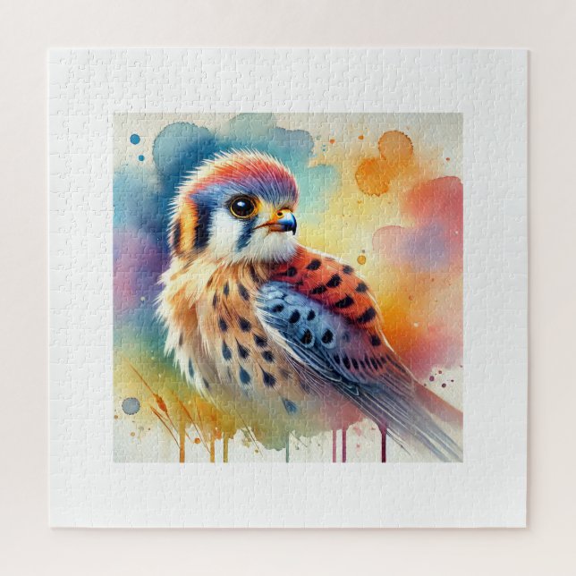 Puzzle American Kestrel 160724AREF106 - Watercolor (Vertical)