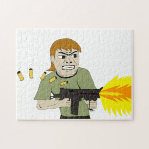 Puzzle ametralladora