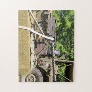 Puzzle Ametralladora del calibre del vintage 30 y una