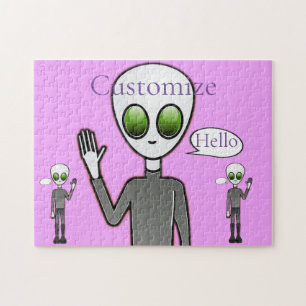 Puzzle Amigable Waving Alien Thunder_Cove