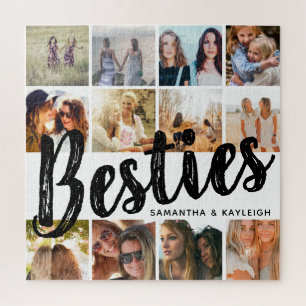 Puzzle AMIGAS, Colage de Fotos y Nombres BFF