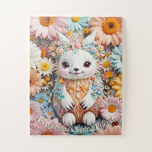 Puzzle Amigo de Fantasía Primaveral - Floral Pastel