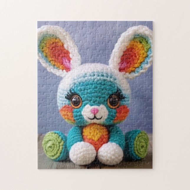 Puzzle Amigurumi Bunny | Adorable Conejo Crochet (Vertical)