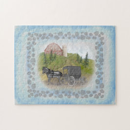 Puzzle Amish Buggy Return