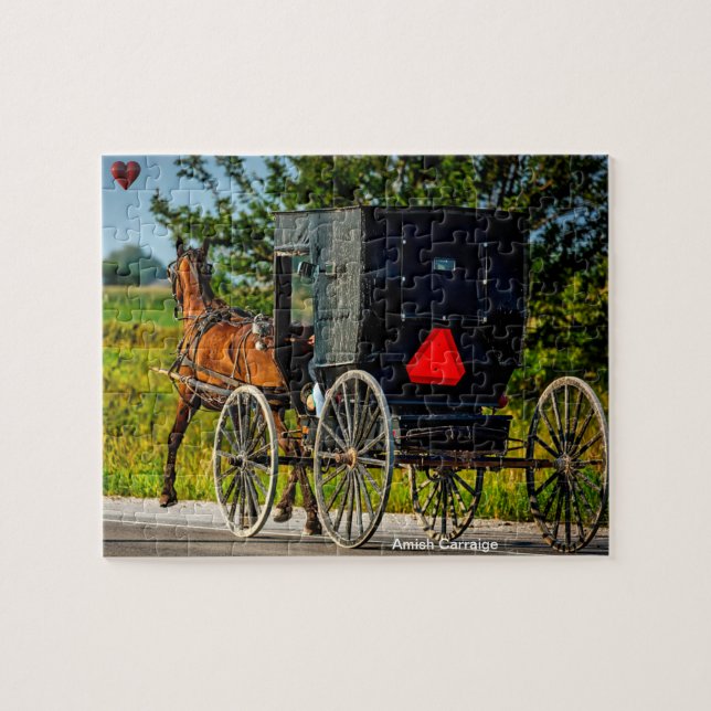 Puzzle Amish Carraige (Horizontal)