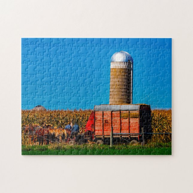 Puzzle Amish de Indiana. (Horizontal)