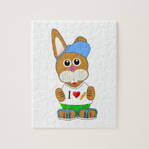 Puzzle Amo a Carrots Bunny