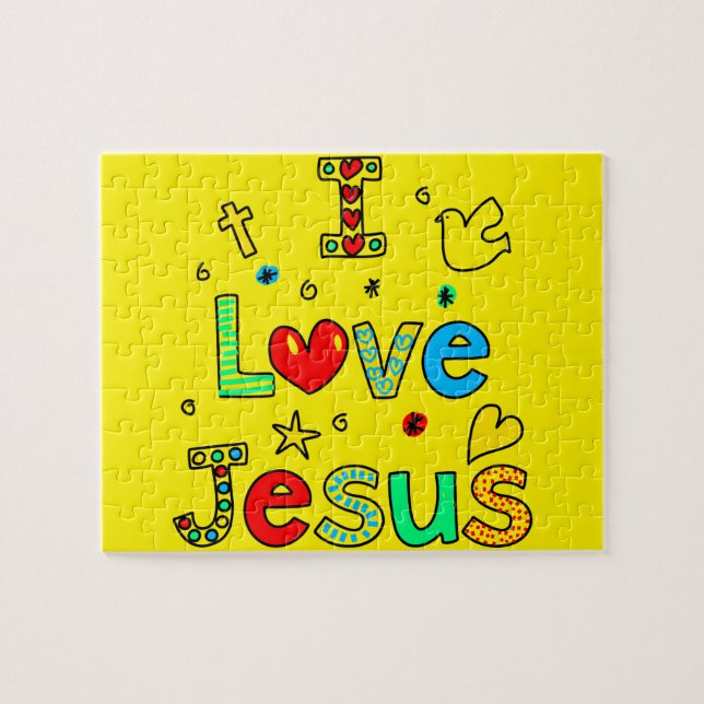 Puzzle Amo a Jesús (Horizontal)