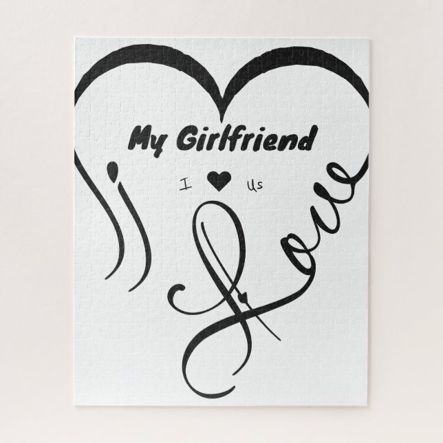 Puzzle Amo a mi novia - I ♥ Us (Vertical)
