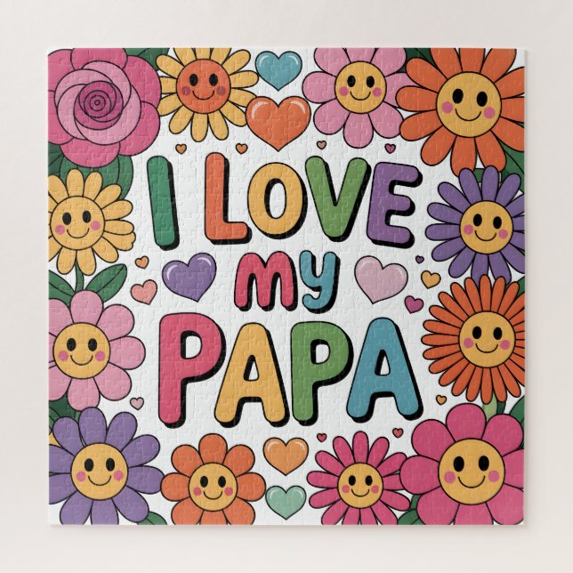 Puzzle Amo a mi papá (Vertical)