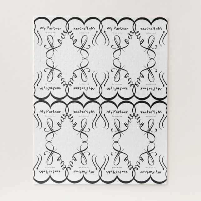 Puzzle Amo a mi pareja • Eres mi hogar (Vertical)