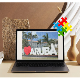 Puzzle Amo Aruba - Una isla feliz