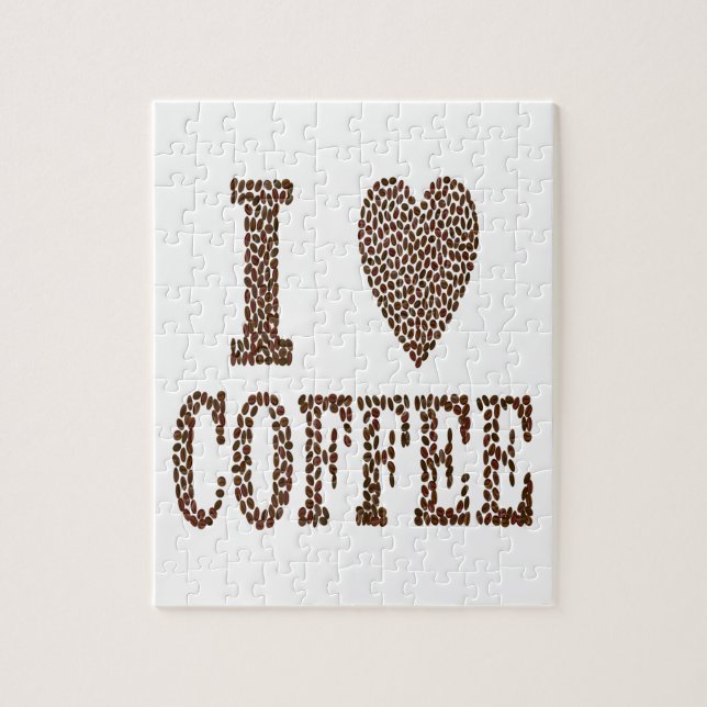Puzzle Amo el café (Vertical)