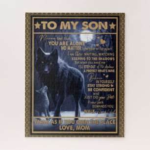 Puzzle Amo hijo  Carta a mi hijo nunca te sientes solo