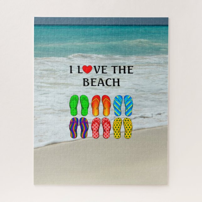 Puzzle Amo la Playa,  (Vertical)