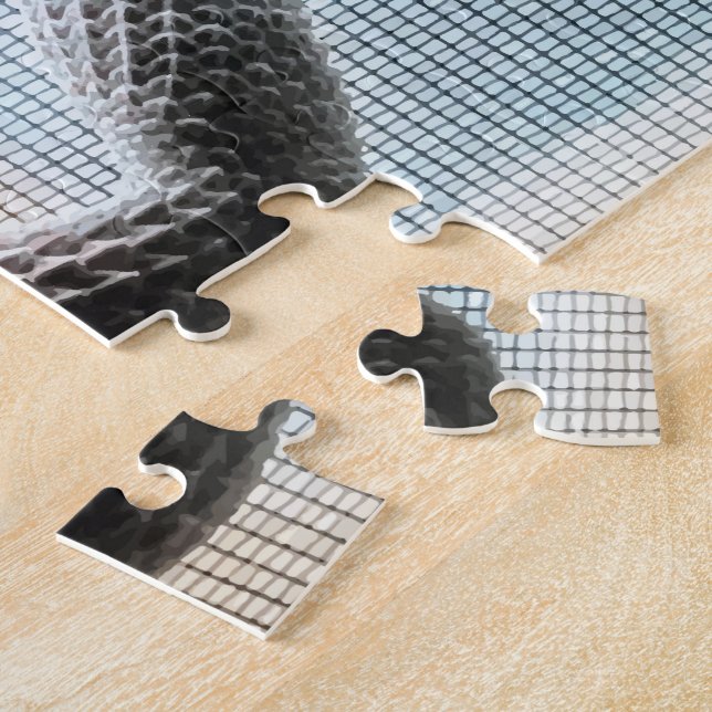 Puzzle Amo mi dragón barbudo de la diversión del beardie (Lado)