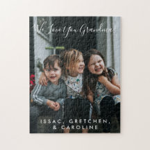 Amo personalizado, foto de la abuela escrita a man