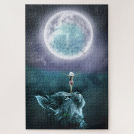 Puzzle Amor a la luz de la luna