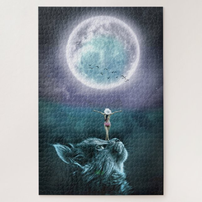 Puzzle Amor a la luz de la luna (Vertical)