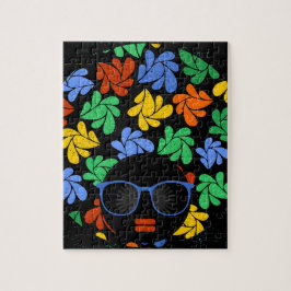 Puzzle Amor Afro Colorido