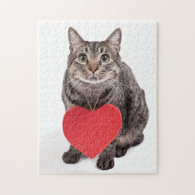 Puzzle Amor al gato (Vertical)