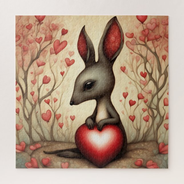 Puzzle Amor canguro 1 (Vertical)