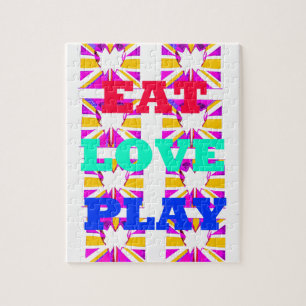 Puzzle Amor  Comer Jugar Corazón Hakuna Matata colores.pn
