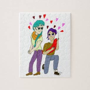 Puzzle amor de cola