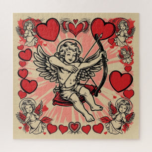 Puzzle amor de cupido vintage