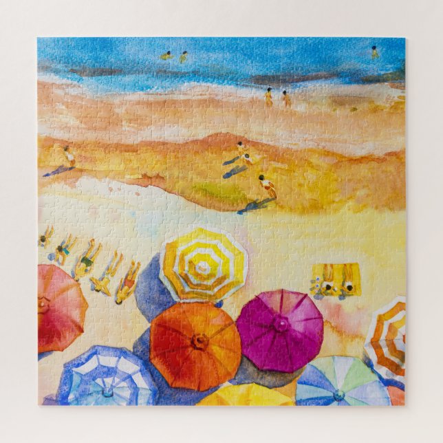 Puzzle Amor de la capa marina: pintura de vacaciones de a (Vertical)