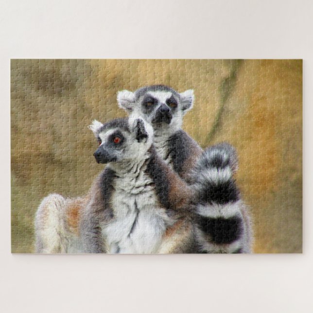 Puzzle amor de lemur (Horizontal)