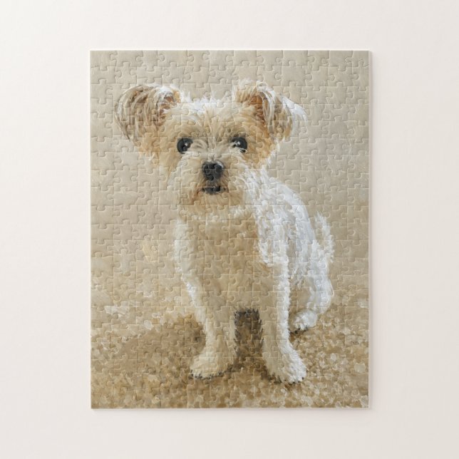 Puzzle Amor de Morkie (Vertical)