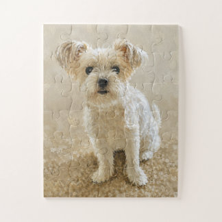 Puzzle Amor de Morkie Sobredimensionado