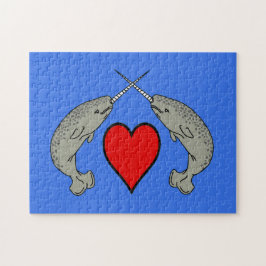 Puzzle Amor de Narwhal