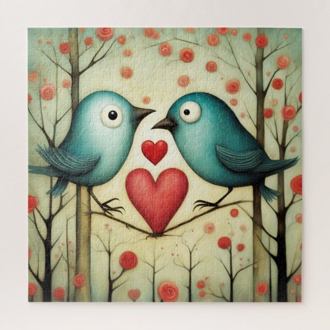 Puzzle Amor de pájaro 3 (Vertical)