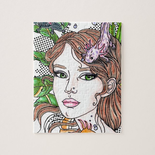 Puzzle amor del axolotl (Vertical)